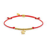Bracciale Marlù cordino con pendente stella con zircone oro - 2