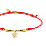 Bracciale Marlù cordino con pendente stella con zircone oro - 4
