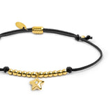 Bracciale Marlù cordino con pendente stella con zircone oro - 3
