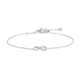 Bracciale Marlù infinito con zirconi bianchi - 1