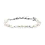 Bracciale perle di fiume masticate - 1