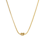 Collana Marlù con nodo catena knoted - 1