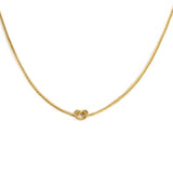 Collana Marlù con nodo catena knoted - 4