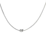 Collana Marlù con nodo catena knoted - 5