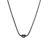 Collana Marlù con nodo catena knoted - 3