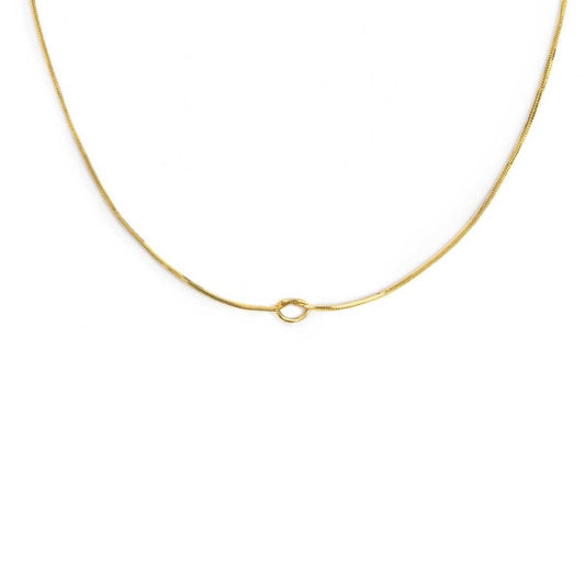 Collana Marlù con nodo catena snake