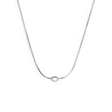 Collana Marlù con nodo catena snake - 5