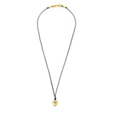 Collana Marlù cordino con cuore oro - 3