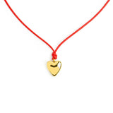Collana Marlù cordino con cuore oro - 2