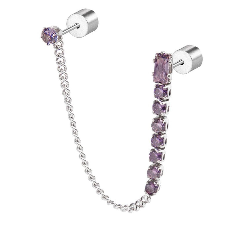 Orecchino Marlù a lobo multindosso tennis pendente