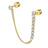 Orecchino Marlù a lobo multindosso tennis pendente - 2