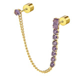 Orecchino Marlù a lobo multindosso tennis pendente - 1