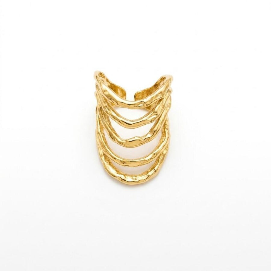 Anello Wave 5 Onde Aleva  Bijoux